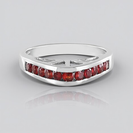 Anello in argento con Rubino Tanzania (de Melo Essence)