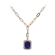 AAA-Tansanit-Goldcollier (CIRARI)