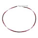 Collier en argent et Rubis de Birmanie