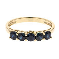 Blauer Ceylon-Saphir-Goldring (CIRARI)