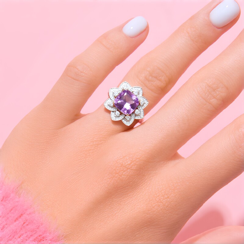 Amethyst-Goldring (SUHANA)