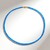 Collana in oro con Apatite Blu Neon