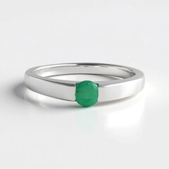 Anello in argento con Smeraldo Socoto