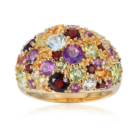 Anello in argento con Citrino