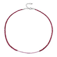 Madagascar Ruby Silver Necklace