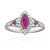 14K AAA Mozambique Ruby Gold Ring (CIRARI)