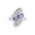 Anello in argento con Tanzanite (de Melo Essence)