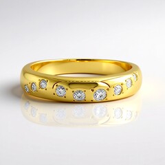 Anello in oro con Diamante IF (D) (Annette)