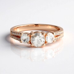 Anello in argento con Morganite