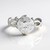 Anello in argento con Quarzo Bianco