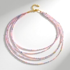 Collana in argento con Berillo Fancy