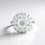 Anello in argento con Topazio Bianco