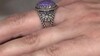 Anillo en plata con Charoita (Desert Chic)