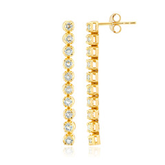 Orecchini in argento con Topazio Blu Cielo