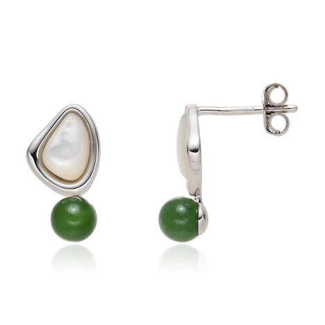 Pendientes en plata con Nácar