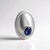 Ciondolo in argento con Zaffiro Stellato Blu (MONOSONO COLLECTION)
