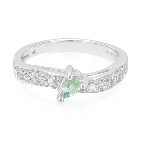 Zilveren ring met een Paraiba toermalijn