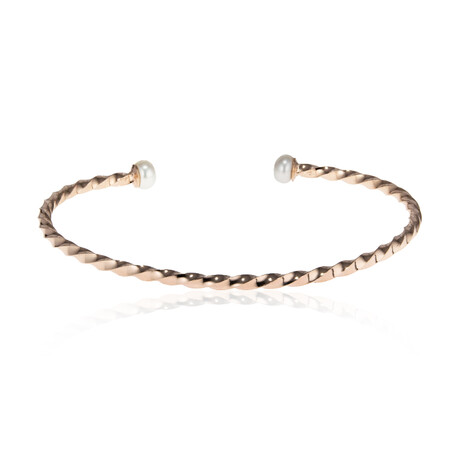 Süßwasserzuchtperlen-Silberarmreif (Joias do Paraíso)