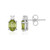 Peridot Silver Earrings