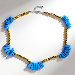Collana in argento con Ematite Dorata