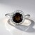 Anello in argento con Quarzo Fumè