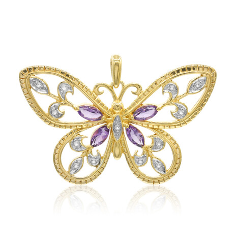 Amethyst-Silberanhänger