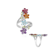 Anello in argento con Peridoto
