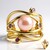 Anello in argento con Perla d'Acqua Dolce Rosa (TPC)