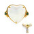 Bague en argent et Perle blanche de Mabe (Gems en Vogue)