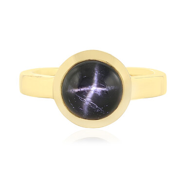 Anello in argento con Diopside Stellato d'India