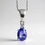 Collana in oro con Tanzanite AAA
