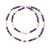 Collar en plata con Amatista (Riya)