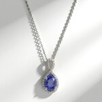 Collana in oro con Tanzanite AAA (CIRARI)
