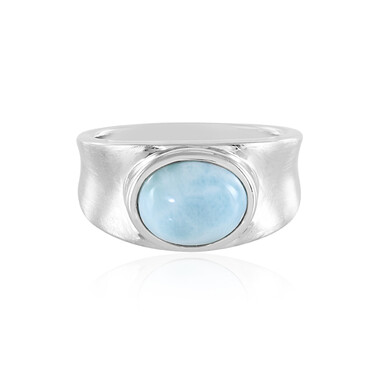 Anello in argento con Larimar