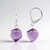 Boucles d'oreilles en argent et Améthyste