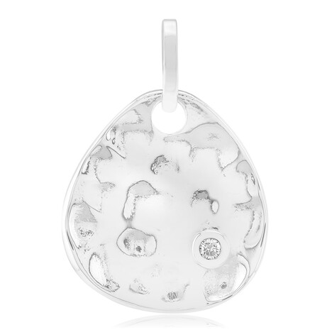 Ciondolo in argento con Diamante I1 (G) (Annette)