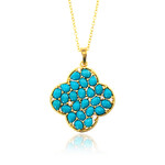 Sleeping Beauty-Türkis-Silberhalskette (Faszination Türkis)