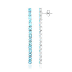 Orecchini in argento con Apatite Blu (de Melo Essence)