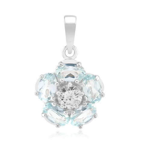 Amblygonit-Silberanhänger