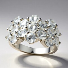 Anello in argento con Danburite