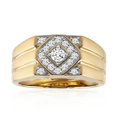 SI1 (G) Brillant-Herren-Goldring (Annette)