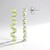 Orecchini in argento con Peridoto