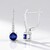 Boucles d'oreilles en argent et Kyanite du Népal