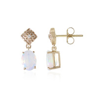 Boucles d'oreilles en or et Opale Welo