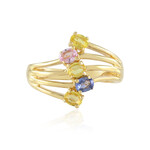 Ceylon Pink Sapphire Silver Ring