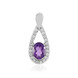 Sibirischer Amethyst-Silberanhänger