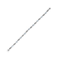 Santa Maria-Aquamarin-Platinarmband (CUSTODANA)