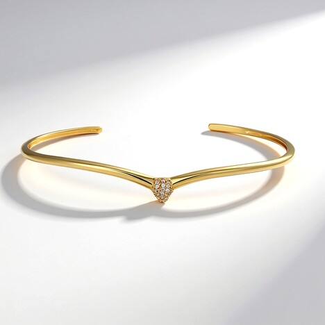 Bracciale in argento con Zircone (Adela Silber)