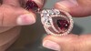 Colgante en plata con Zircón rosado (Adela Silber)