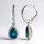 Orecchini in argento con Topazio Blu Londra